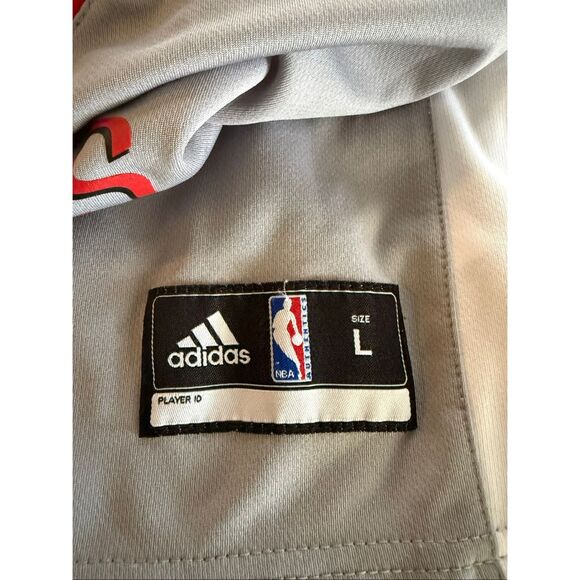 Houston Rockets #13 James Harden Adidas Gray Alternate NBA Jersey SZ L 14-16 - Picture 10 of 10